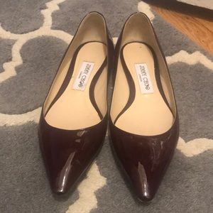 Jimmy Choo Patent Leather Flats